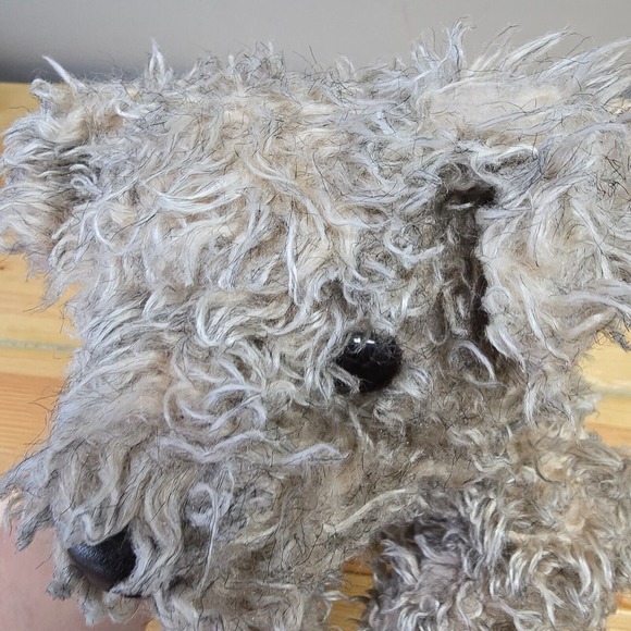 TY‎ Classics Dog Plush Rags Gray Stuffed Animal Floppy Scruffy Toy 2000 Vintage - Picture 6 of 11